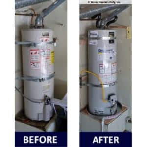 New Bradford White water heater installed in Santa Monica